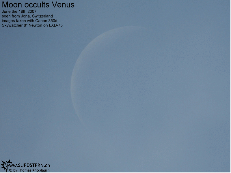 2007-06-18 - Moon occults Venus